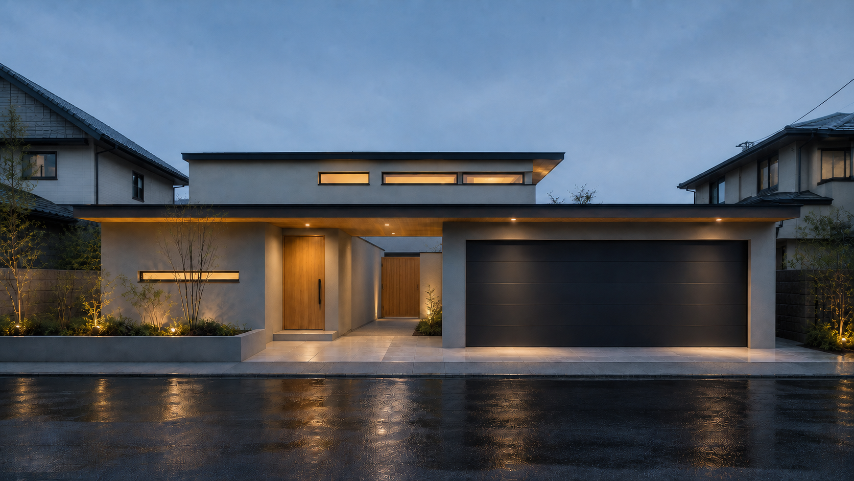 影目地フレームの家