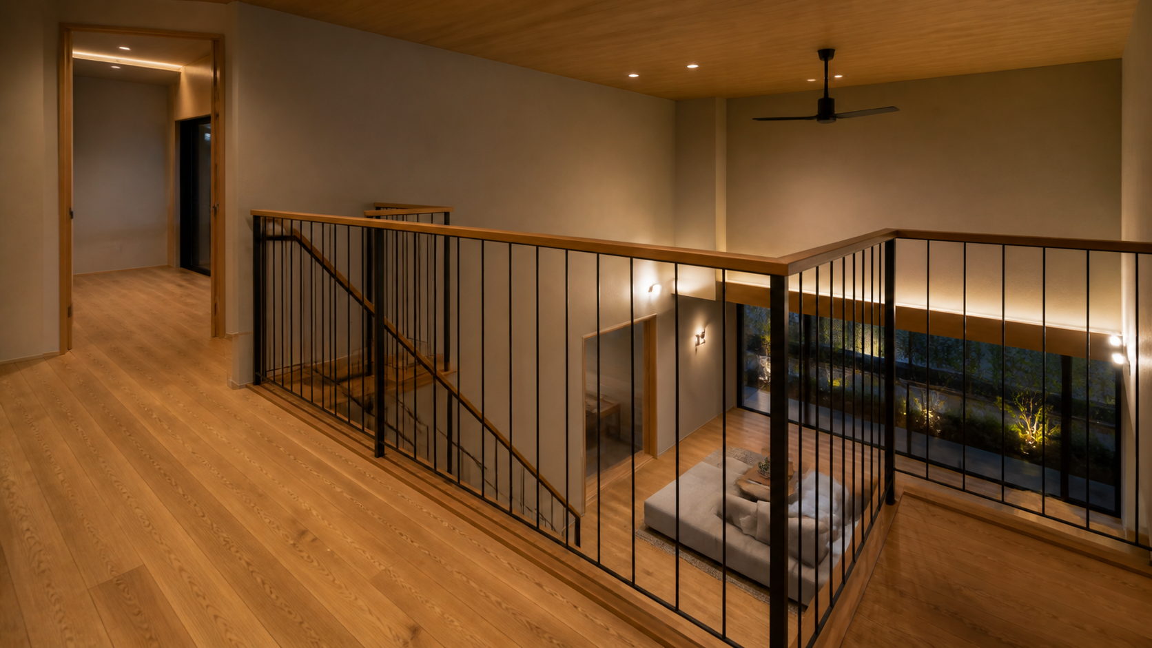 15 upper stair void guard