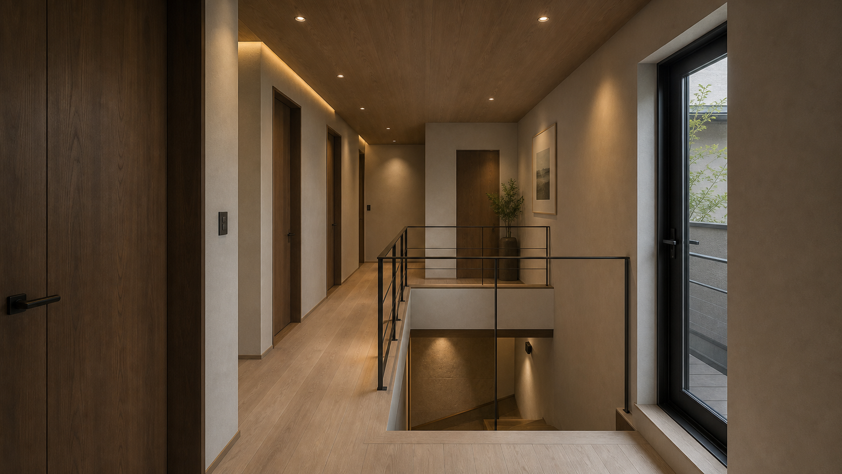 17 2f hall balcony door