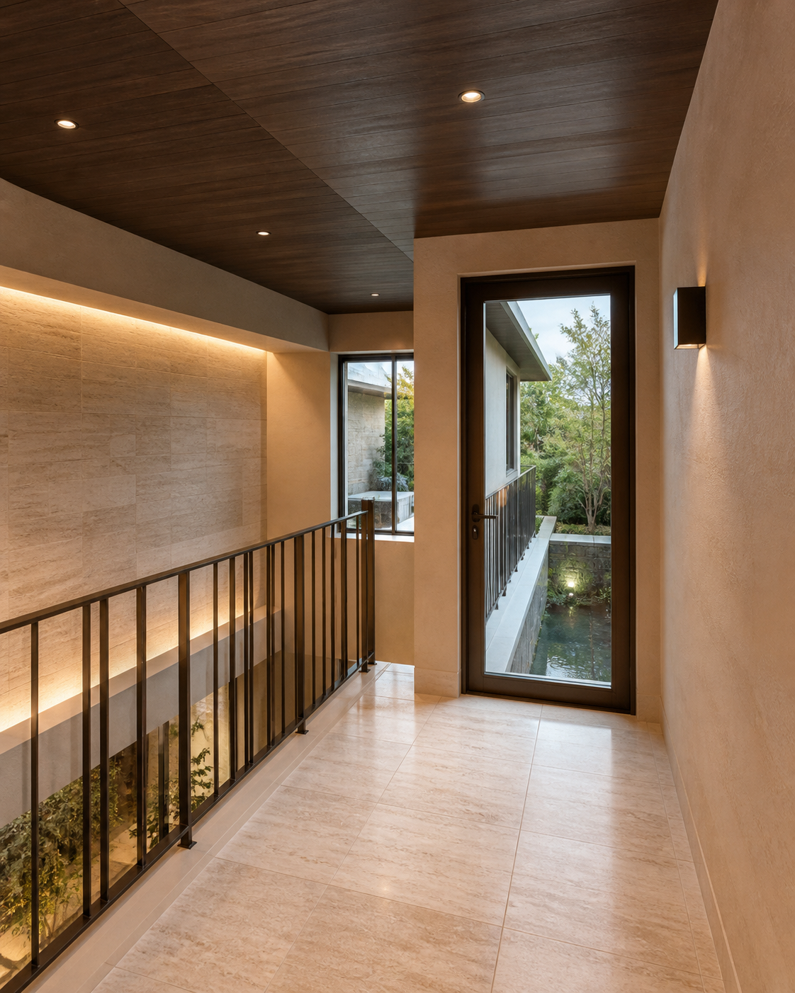 19 second floor hall balcony access