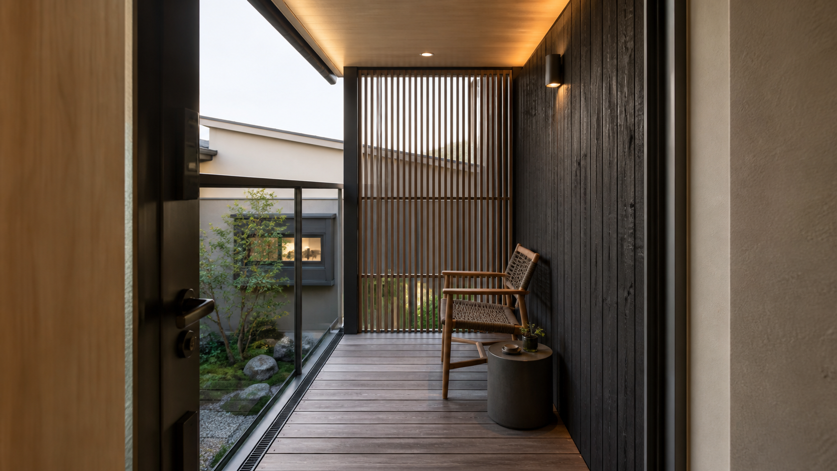 19 screened sleeve balcony
