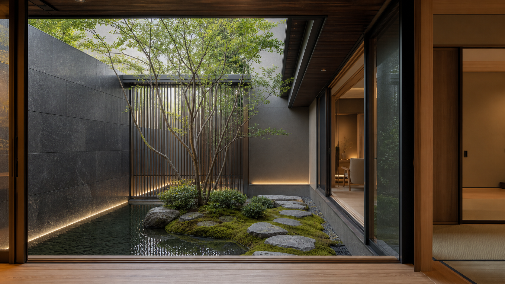 20 water moss courtyard