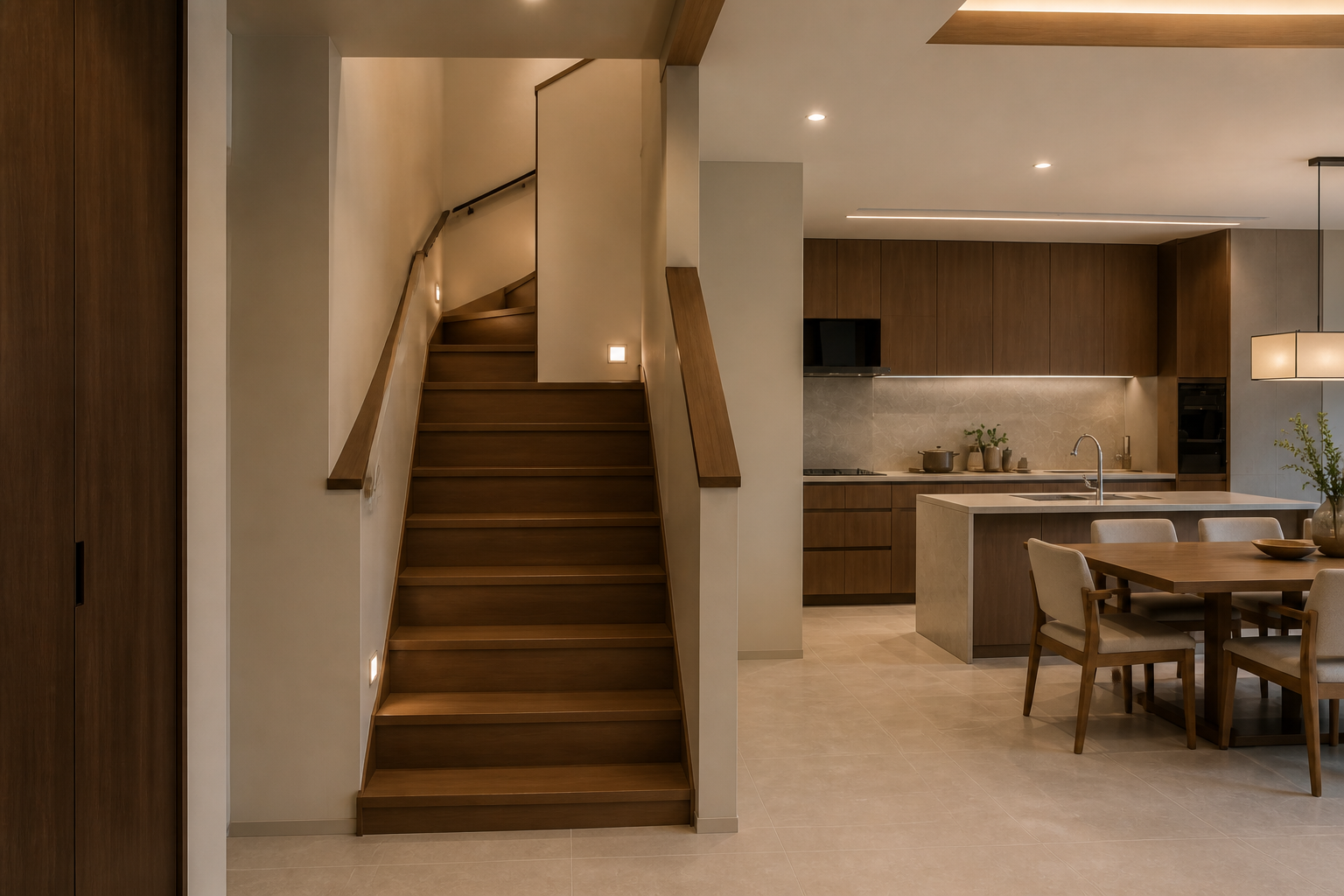 11 living u stair