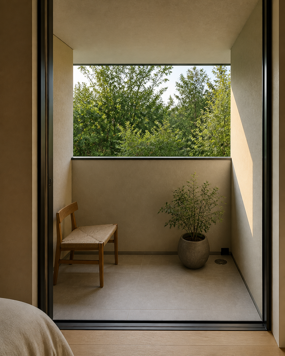 18 screened balcony