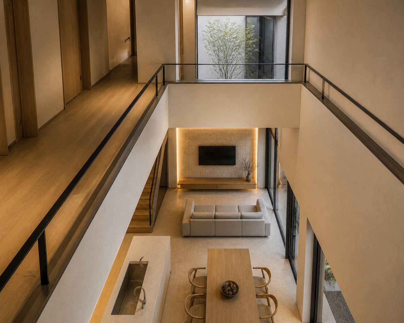 13 atrium from 2f hall