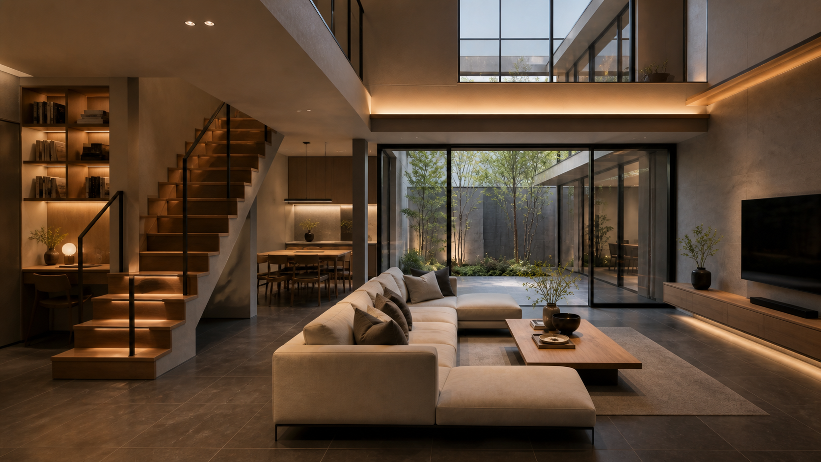 03 ldk living u stair